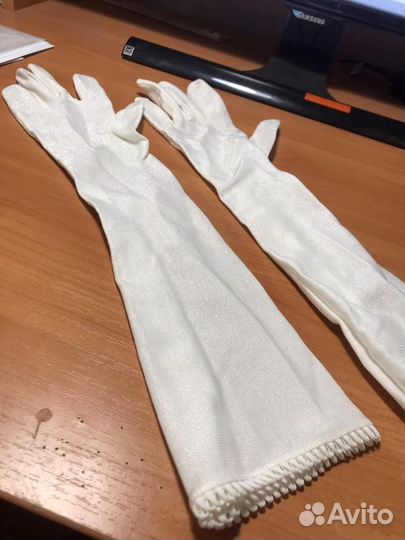 Перчатки женские длинные