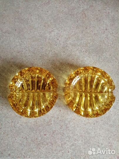 Пепельница цветное стекло СССР