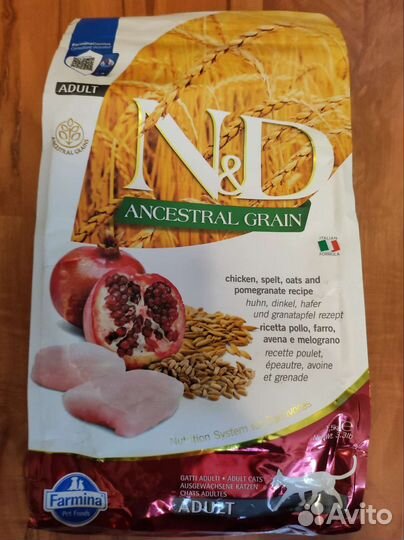 Корм для кошек Farmina N&D Cat 1,5кг