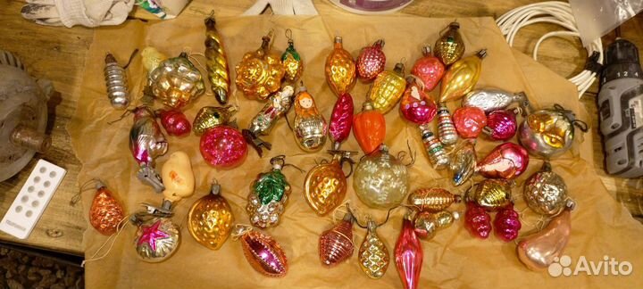 Елочные игрушки СССР
