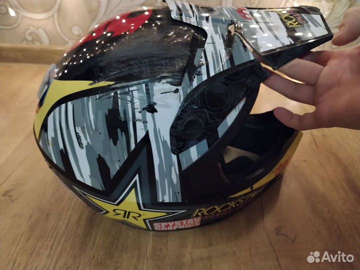 Кроссовый шлем детский