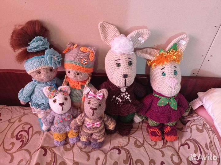 Вязанные игрушки ручной работы