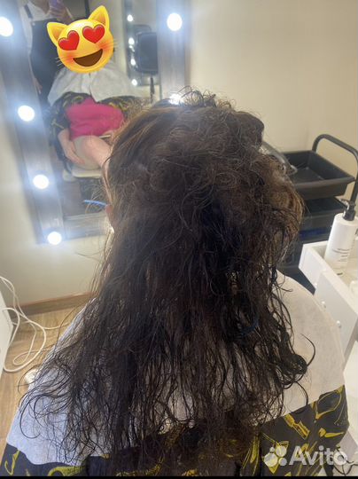 Избавление от колтунов, снятие нарощенных волос