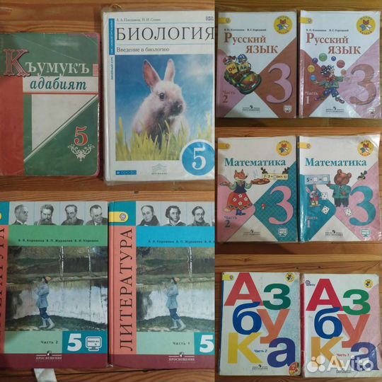 Учебники 1 3 4 5 6 класс