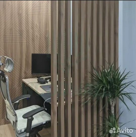 Интеръерные реечные перегородки