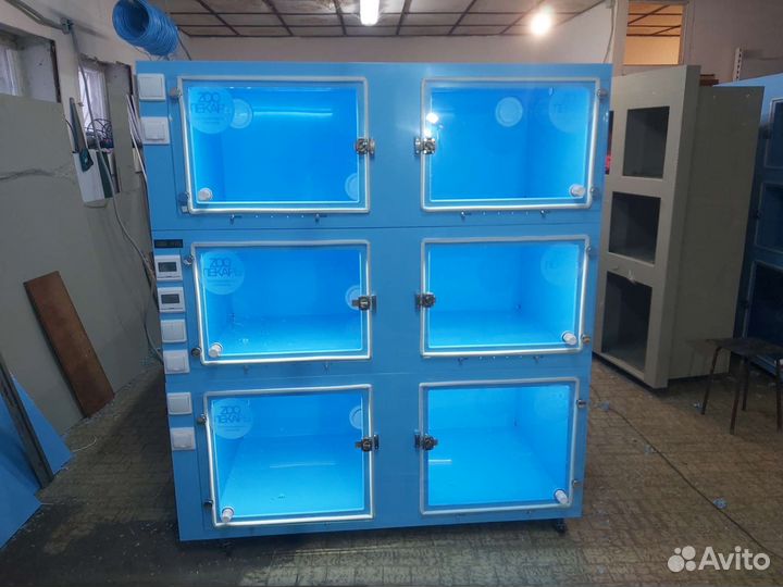 Боксы в стационар для животных ветклиники