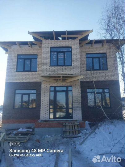 Балконы лоджии + остекление домов