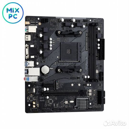Материнская плата AM4 AsRock B550M-HVS SE