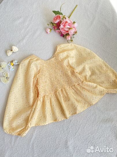 Кофта блуза для девочки 110,116,122,128,134