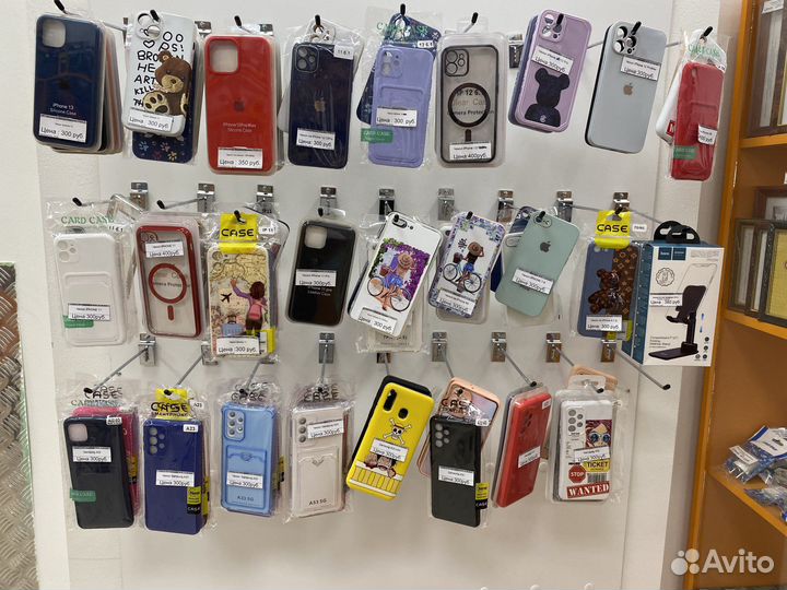 Чехлы/стёкла на iPhone и Samsung