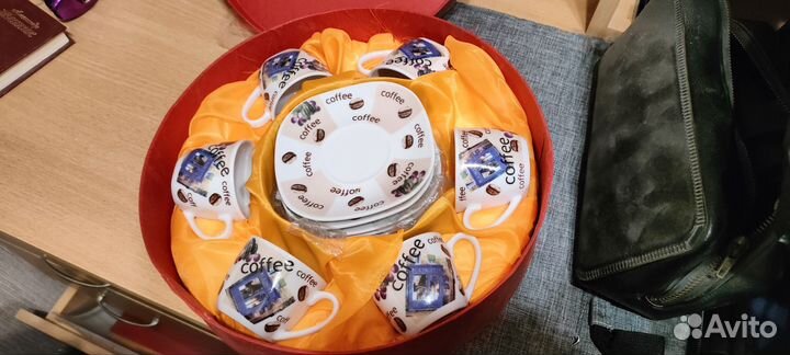 Сервиз кофейный 6 чашек