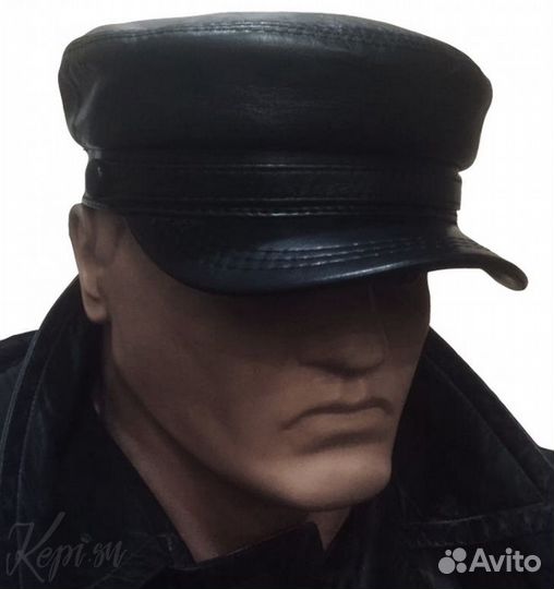 Кожаная фуражка Че, мужская кепи новая