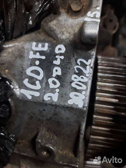 Двигатель Toyota Corolla E120 (2002 - 2006) 2.0 1c