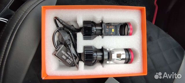 H4 Y7D led mini линзы автолампы светодиодные