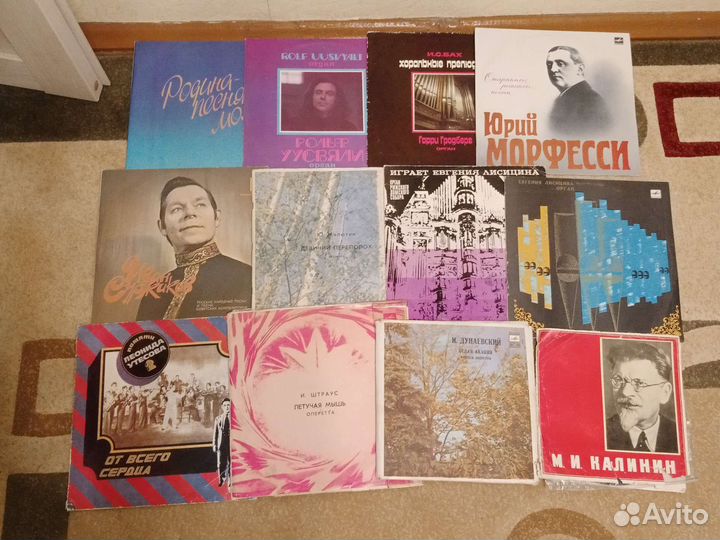 Пластинки, винил, СССР