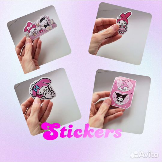 Наклейки стикеры Хеллоу кити