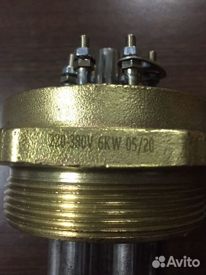 Тэн 6000w 220/380v G 2 1/2 Sinan