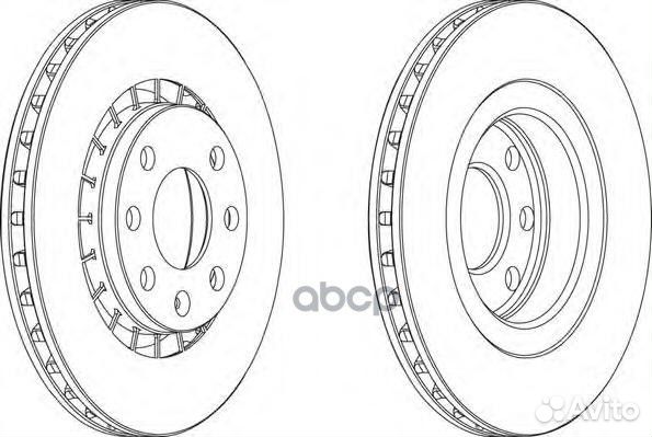 DDF206 ferodo Диск тормозной DDF206 Ferodo
