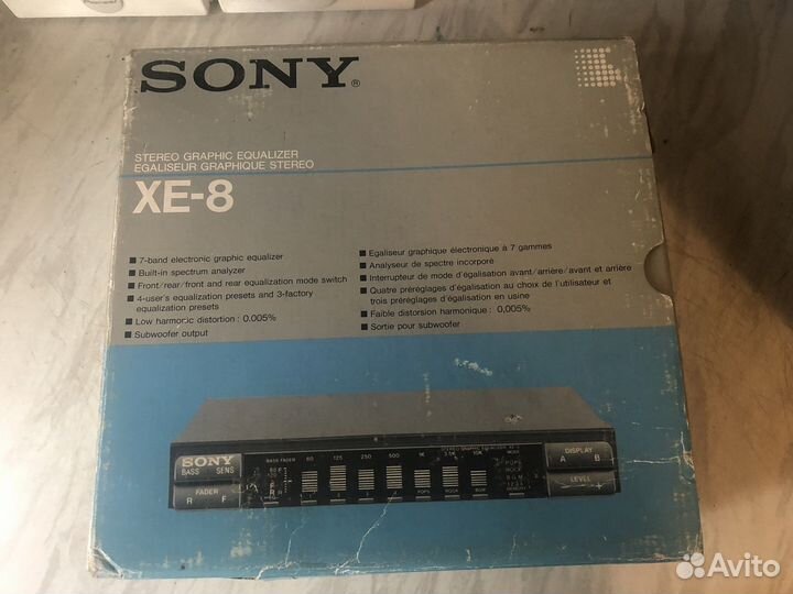 Эквалайзер sony xe-8