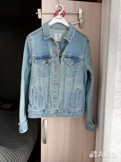 Джинсовая куртка для девочки 158