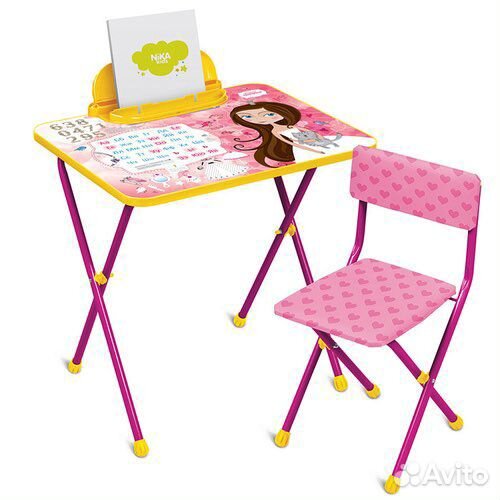Стол+стул детский. Новые