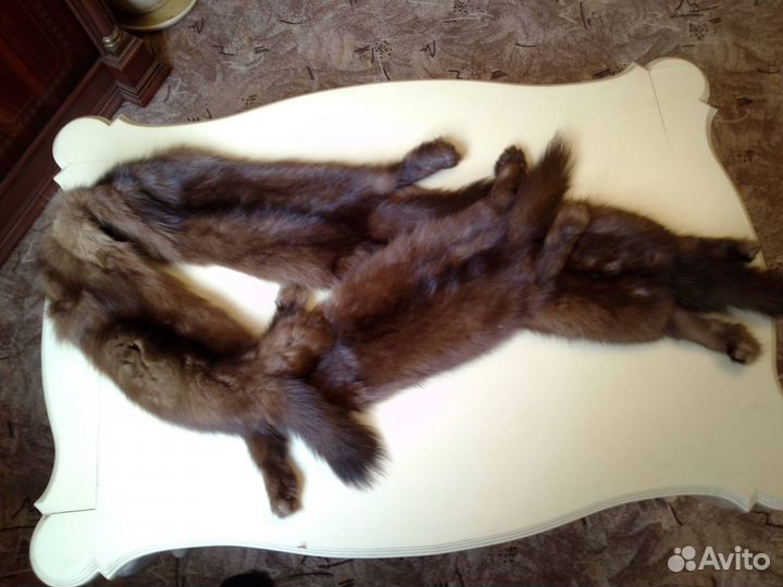 Шарф из соболя