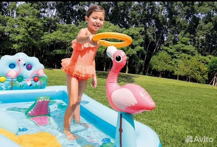 Детский бассейн надувной intex 244*198*71см