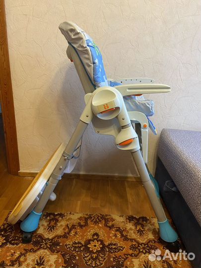 Детский стульчик для кормления chicco polly