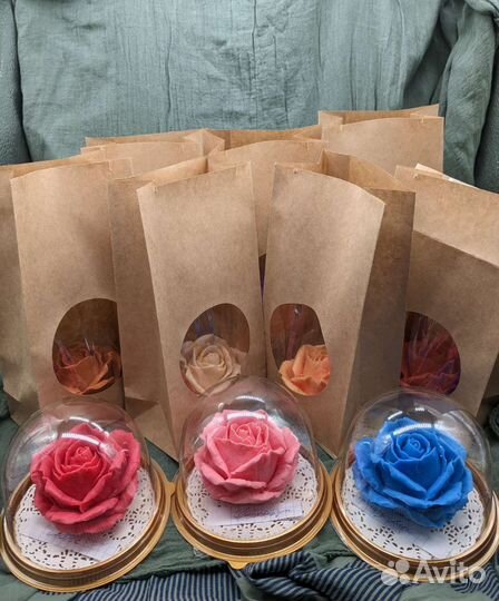 Мыло Роза в колбе