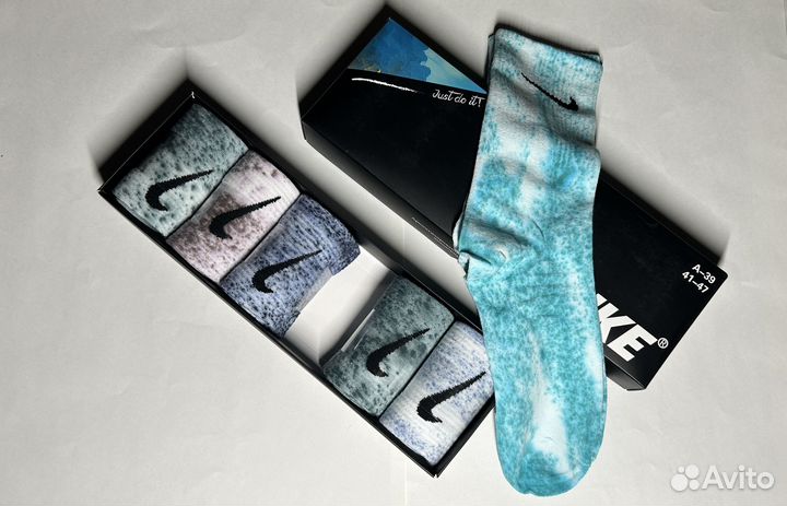 Носки Nike Tie-Dye мужские и женские