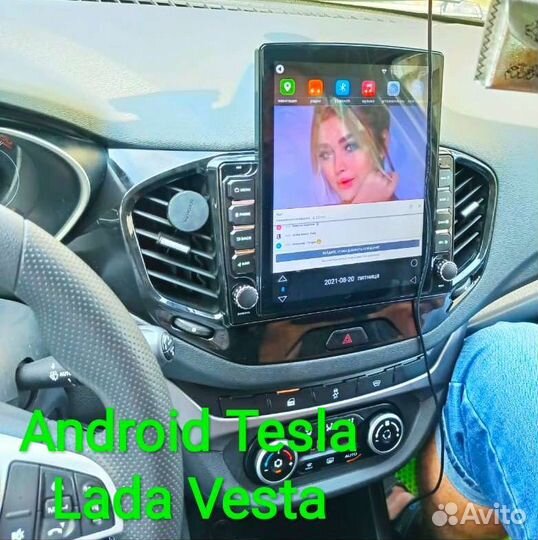 Магнитола Android Tesla Лада Веста новая гарантия