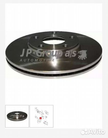 Диск тормозной Новый передний audi A4,passat B5