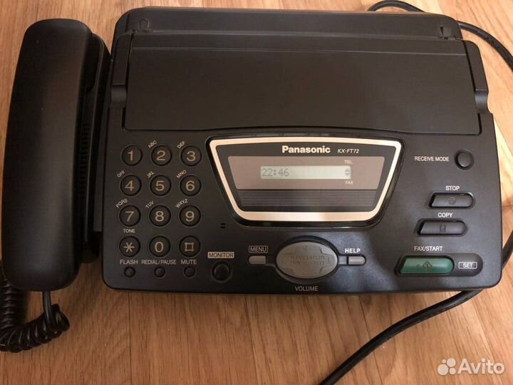 Телефон-факс Panasonic KX-FT72RU