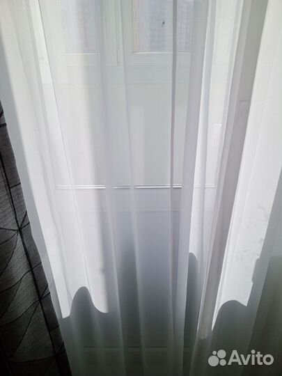 Комплект штор с тюлью