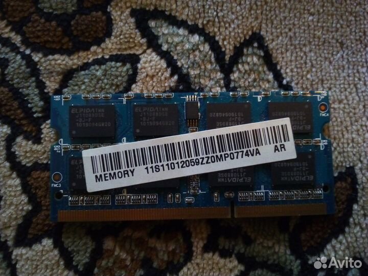 Оперативная память DDR3 для ноутбука (SO-dimm)