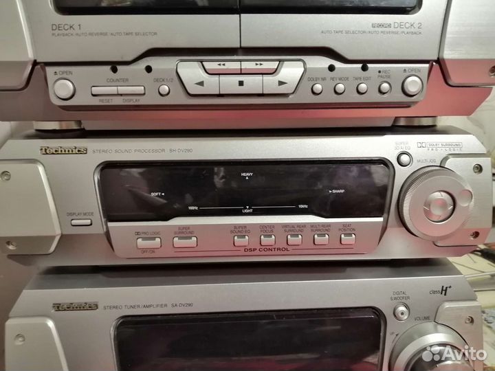 Музыкальный центр technics 290 по блокам