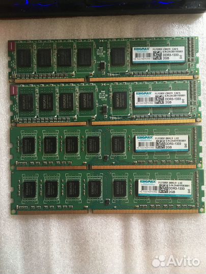 Прадам озу 4х2gb DDR3-1333