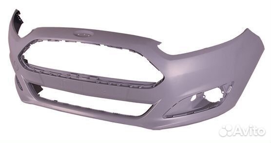 Бампер передний Ford Fiesta 6 12-17 с птф