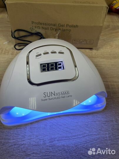 Лампа для сушки маникюра Sun x5 max