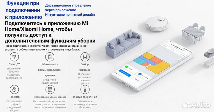 Новый робот пылесос Xiaomi S10, русский, влажн+сух