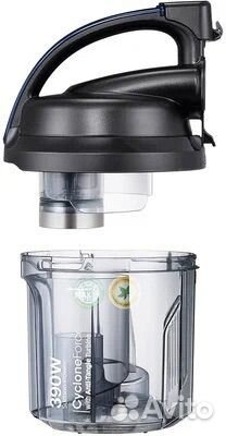 Пылесос Samsung VC4100, черный/синий