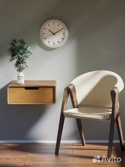 Тумба прикроватная подвесная консоль полка под тв