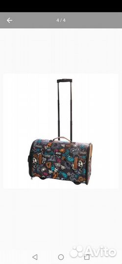 Сумка для перевозки собак и кошек на колесиках