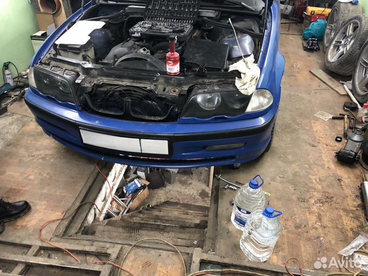 Промывка систем охлаждения BMW