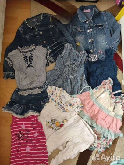 Вещи пакетом девочка 104
