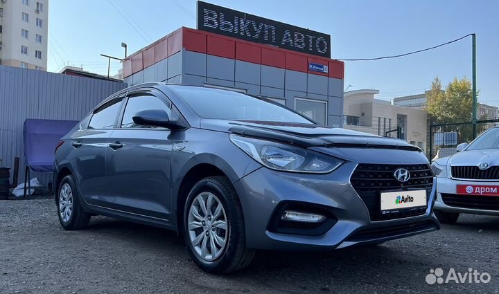 Hyundai Solaris 1.4 МТ, 2018, 80 000 км