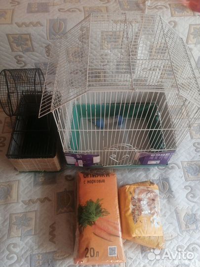 Клетка для грызунов, птиц, колесо