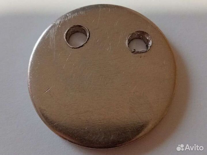 Заготовки адресника гравировки травления жетона