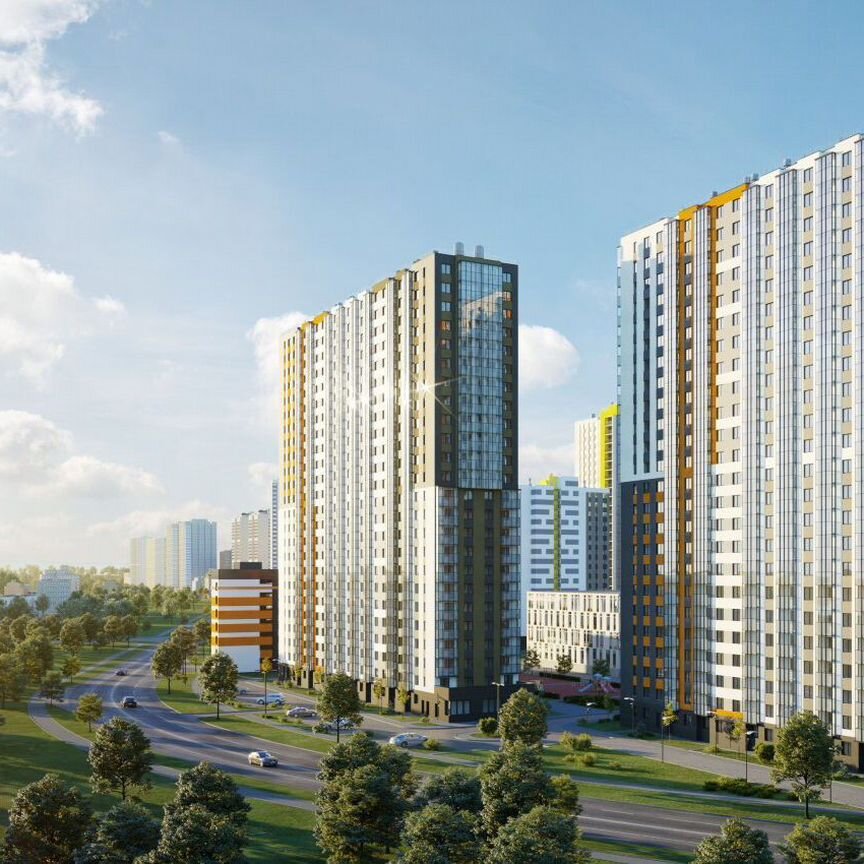 1-к. квартира, 28,9 м², 2/25 эт.