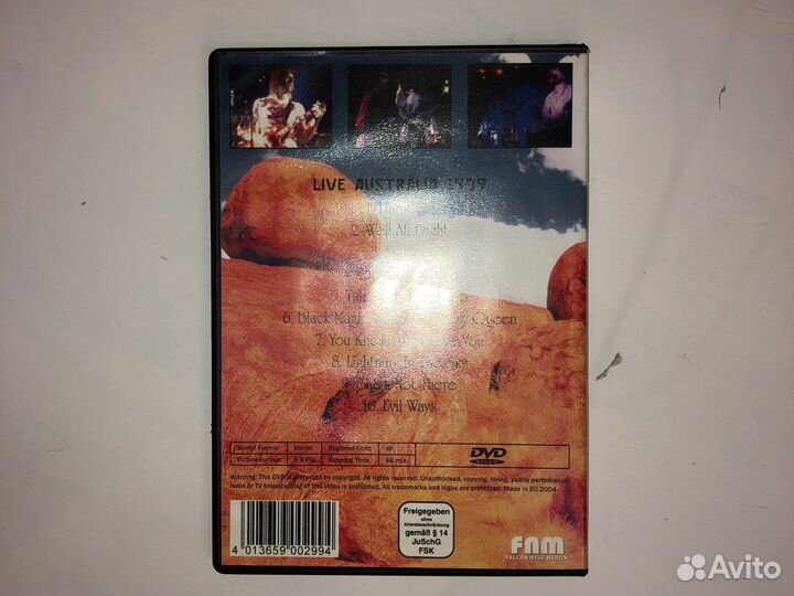 DVD диск концерт Карлоса Сантаны